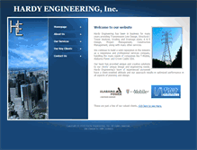 Tablet Screenshot of hardy-engineering.com